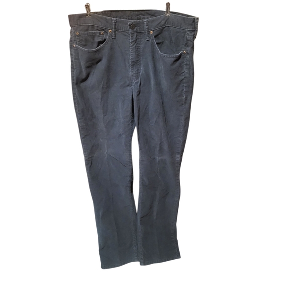 Levi's 514 Men's Grey Corduroy Straight Leg Pants Size 36x34 - Picture 1 of 6
